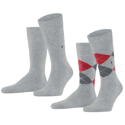 Burlington Grey Everyday Mix 2 Pack Socks