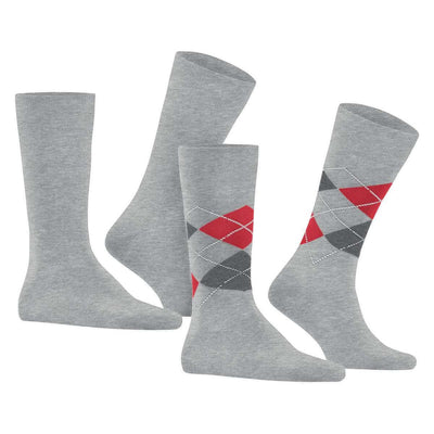 Burlington Grey Everyday Mix 2 Pack Socks