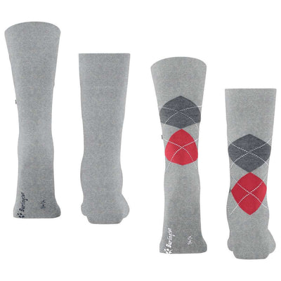 Burlington Grey Everyday Mix 2 Pack Socks