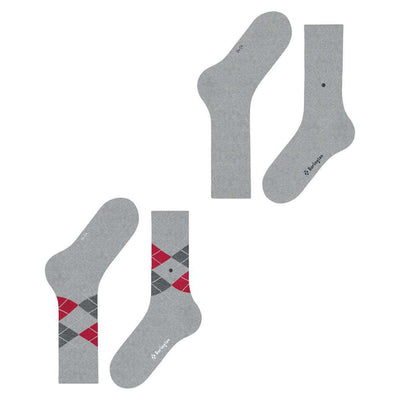 Burlington Grey Everyday Mix 2 Pack Socks