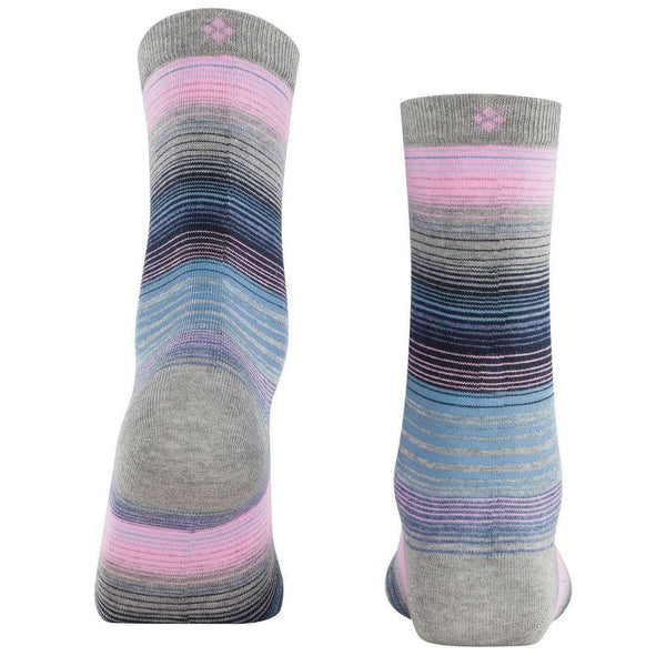 Burlington Grey Stripe Socks