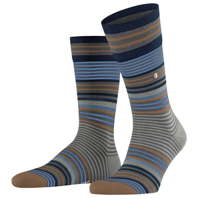 Burlington Grey Stripe Socks