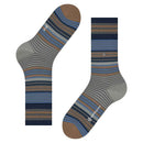 Burlington Grey Stripe Socks