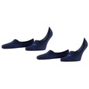 Burlington Navy Everyday 2-Pack No Show Socks