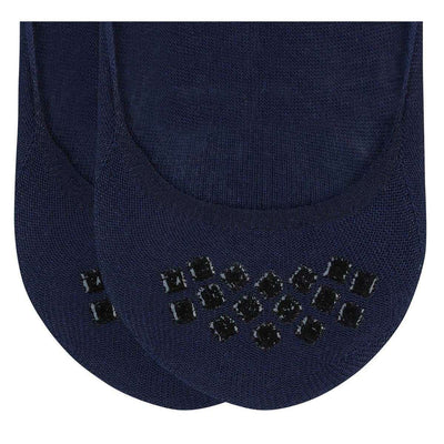 Burlington Navy Everyday Invisible 2 Pack Socks