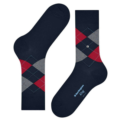 Burlington Navy King Socks
