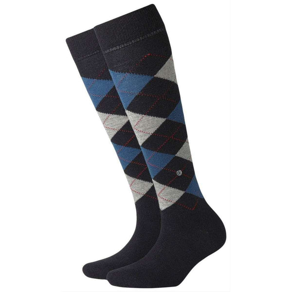 Burlington Navy Marylebone Knee High Socks