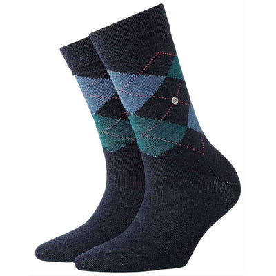 Burlington Navy Marylebone Socks
