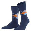 Burlington Navy Multi King Socks