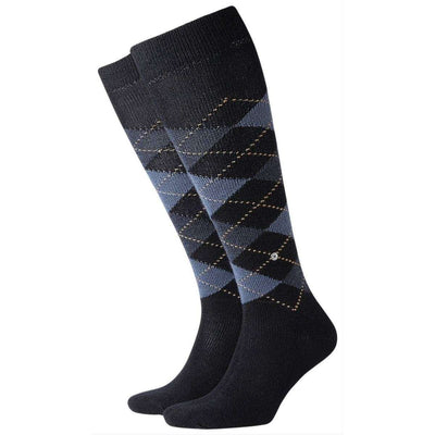 Burlington Navy Preston Knee High Socks