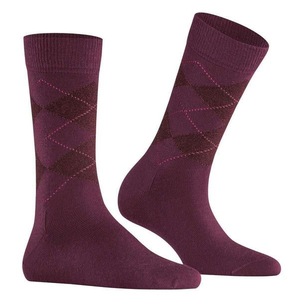Burlington Pink Marylebone Lurex Socks