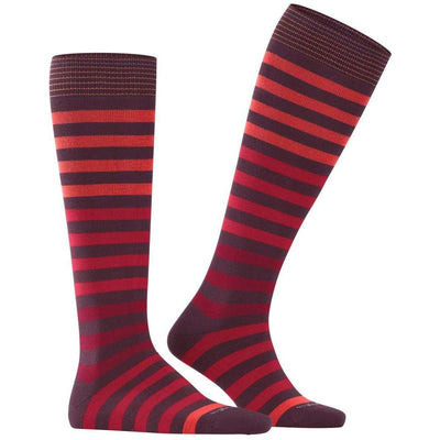 Burlington Red Blackpool Knee High Socks