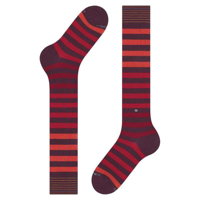 Burlington Red Blackpool Knee High Socks