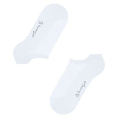 Burlington White Athlesiure Sneaker Socks