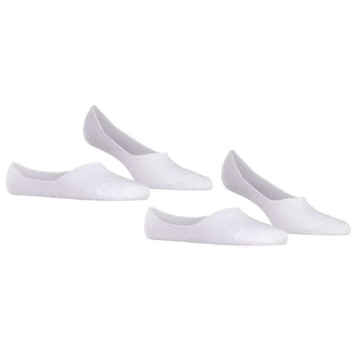 Burlington White Everyday Invisible 2 Pack Socks
