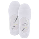 Burlington White Everyday Invisible 2 Pack Socks
