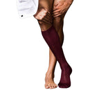 Falke Red No4 Pure Silk Knee High Socks
