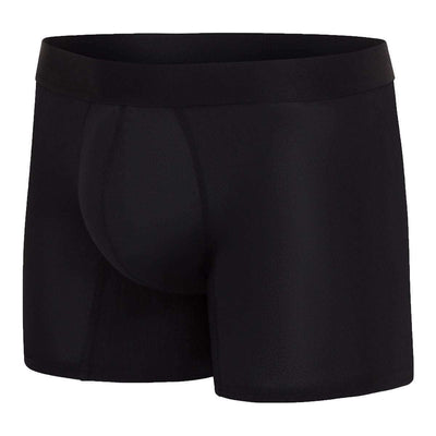 Comfyballs Black No Show Cotton Long Boxer