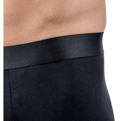 Comfyballs Black No Show Cotton Long Boxer