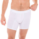 Comfyballs White Cotton Long Boxer