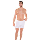 Comfyballs White Cotton Long Boxer