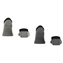 Esprit Black Allover Stripe 2 Pack Sneaker Socks