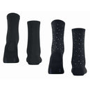 Esprit Black Playful Dot 2 Pack Socks