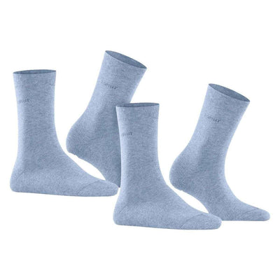 Esprit Blue Basic Easy 2 Pack Socks