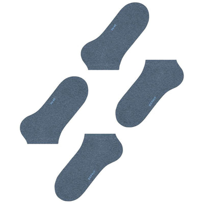 Esprit Blue Basic Uni 2 Pack Sneaker Socks