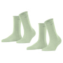 Esprit Green Basic Pure 2 Pack Socks