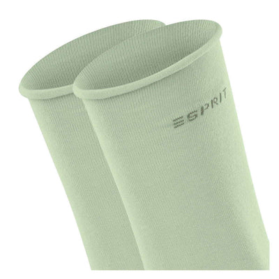 Esprit Green Basic Pure 2 Pack Socks