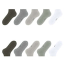 Esprit Green Solid Mix 5 Pack Sneaker Socks