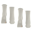 Esprit Grey Basic Pure 2 Pack Socks