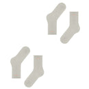 Esprit Grey Basic Pure 2 Pack Socks