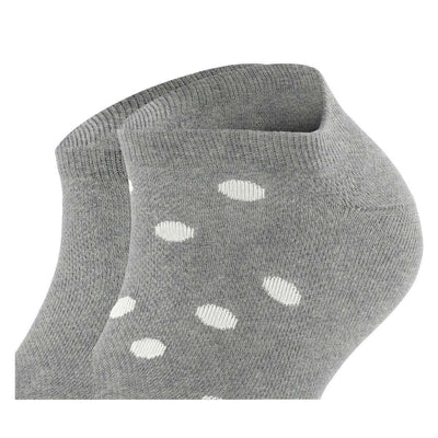 Esprit Grey Mesh Dot 2 Pack Sneaker Socks