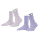 Esprit Lilac Allover Stripe 2 Pack Socks