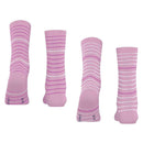 Esprit Pink Fine Stripe 2 Pack Socks