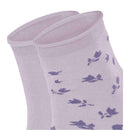 Esprit Pink Mini Flower 2 Pack Short Socks