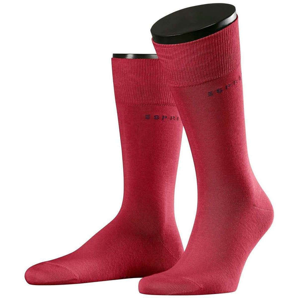 Esprit Red Basic 2 Pack Socks