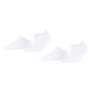 Esprit White Active Basic 2 Pack Sneaker Socks