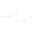 Esprit White Solid Low 2 Pack No Show Socks