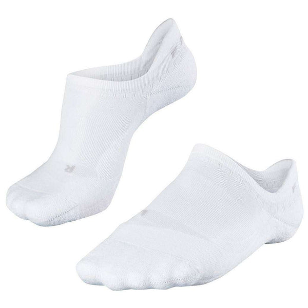 Falke White Golfing Invisible No Show Socks