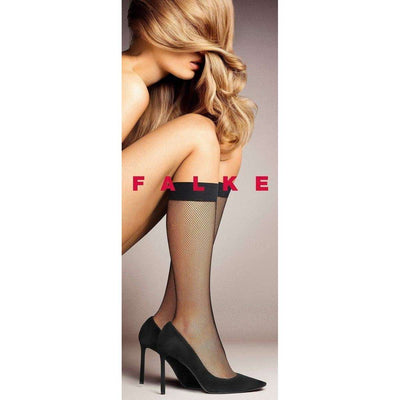 Falke Beige Net Knee High Socks