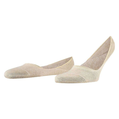 Falke Beige Step Medium Cut No Show Box Socks