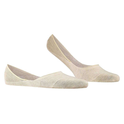 Falke Beige Step Medium Cut No Show Box Socks