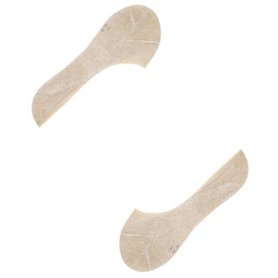 Falke Beige Step Medium Cut No Show Box Socks