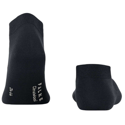 Falke Black Climawool Sneaker Socks