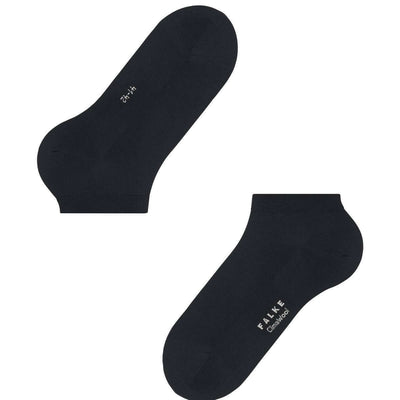Falke Black Climawool Sneaker Socks