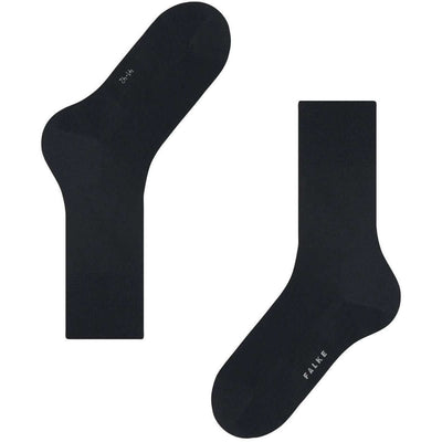 Falke Black Climawool Socks
