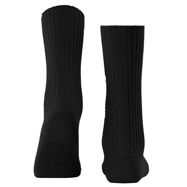 Falke Black Cosy Wool Boot Socks